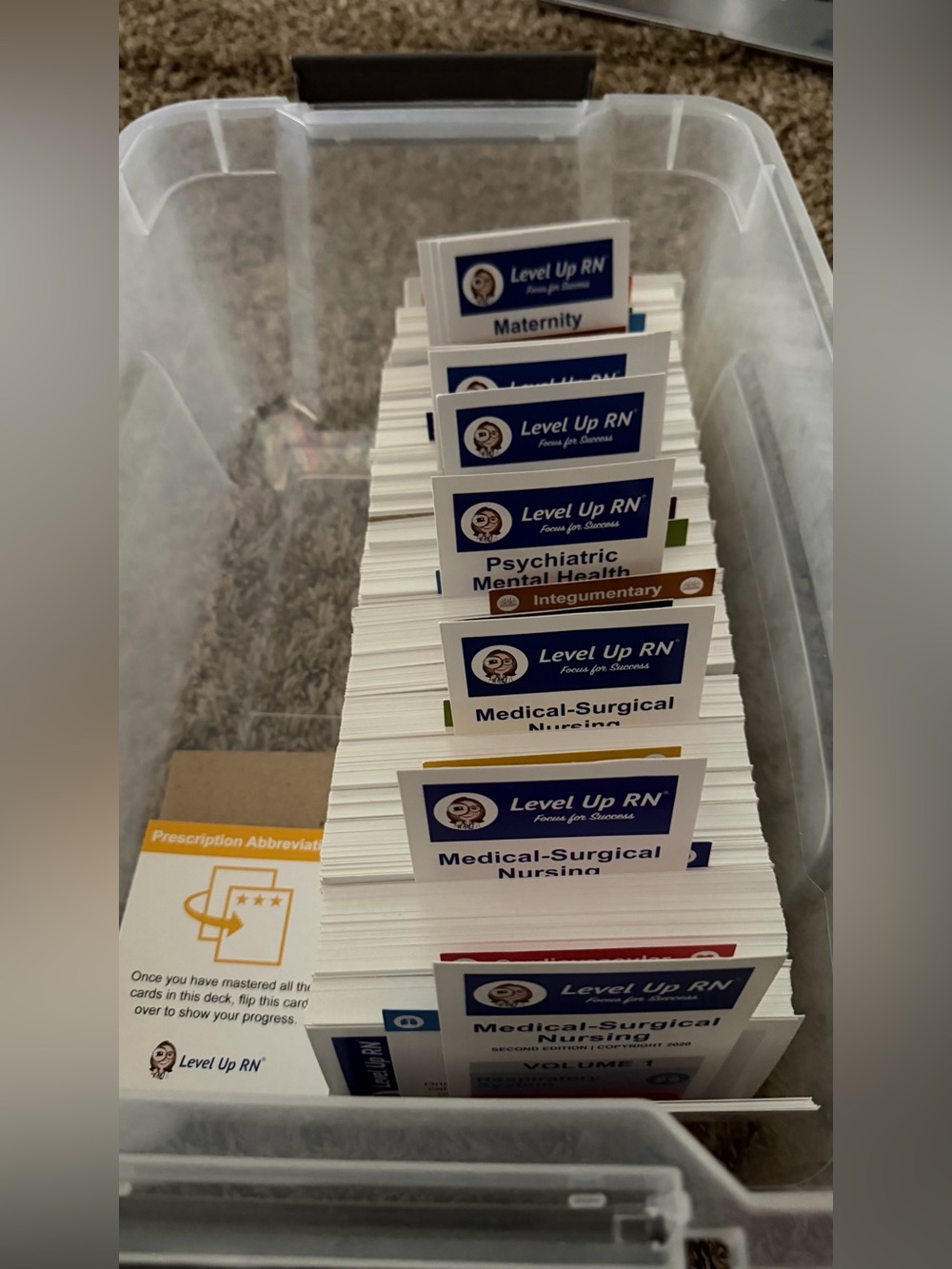 📚 LEVEL UP RN FLASHCARDS 2020 EDITION